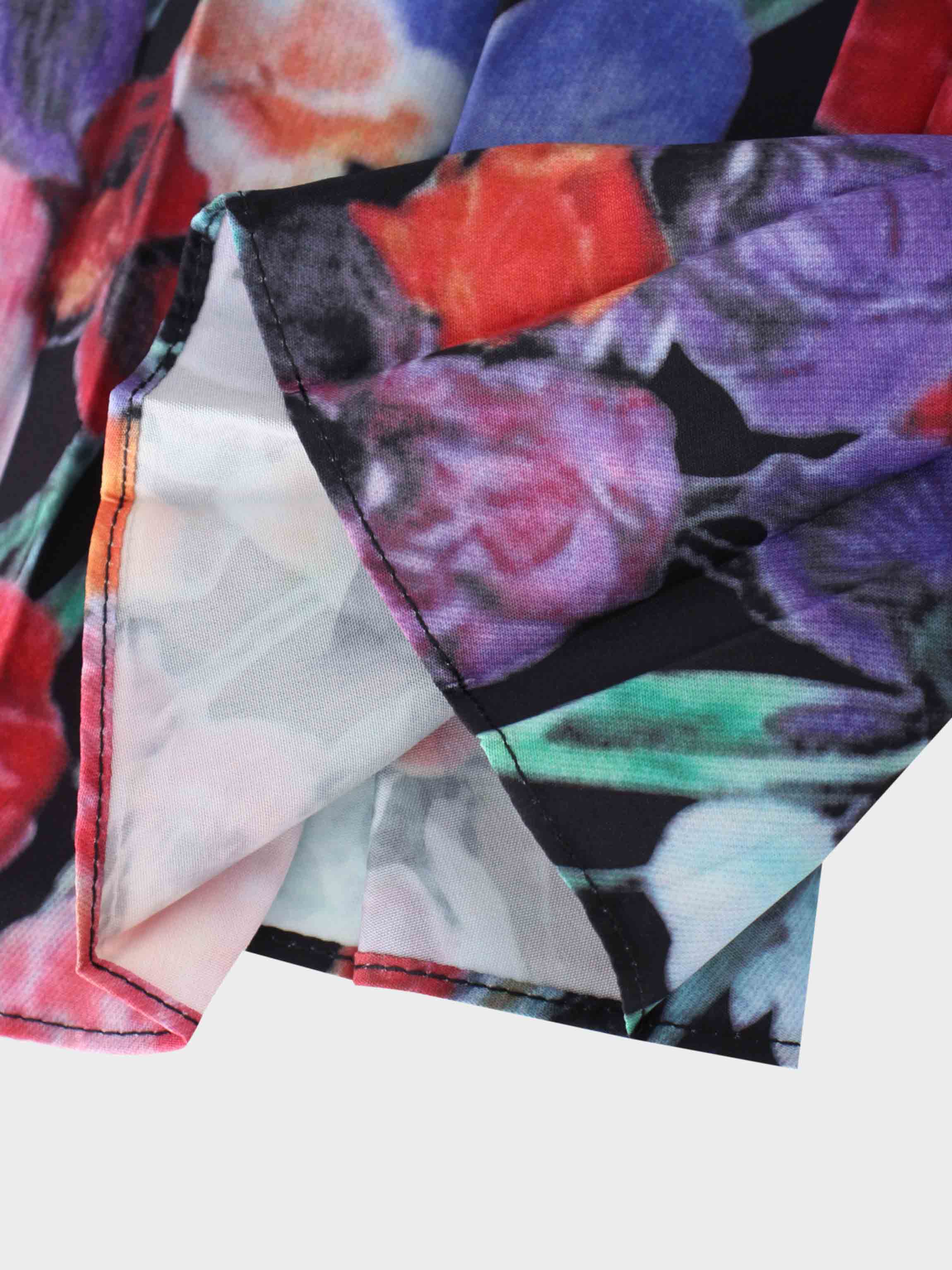 Covered Band Pleated Skirt 37