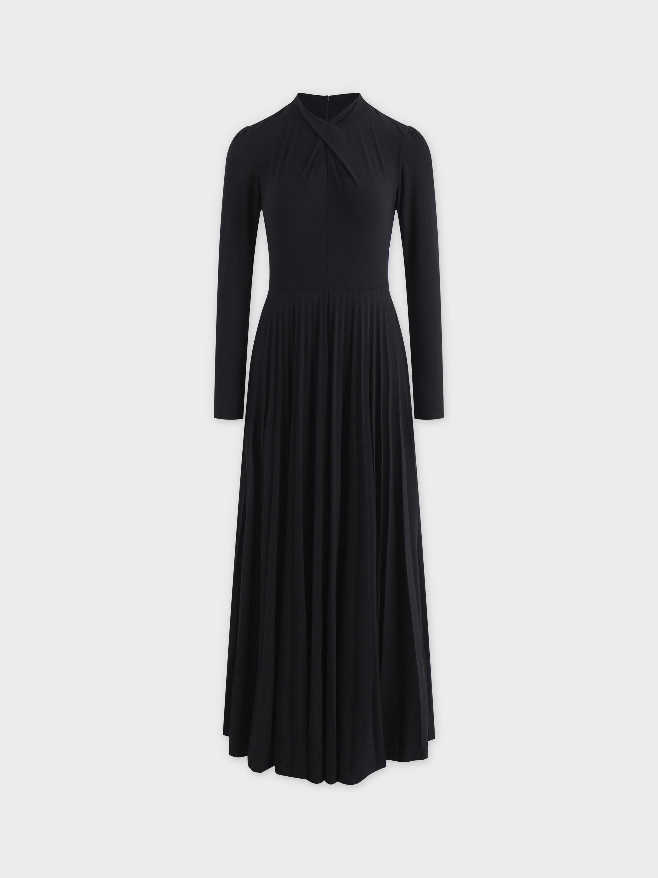 Front Knot Pleat Dress 50