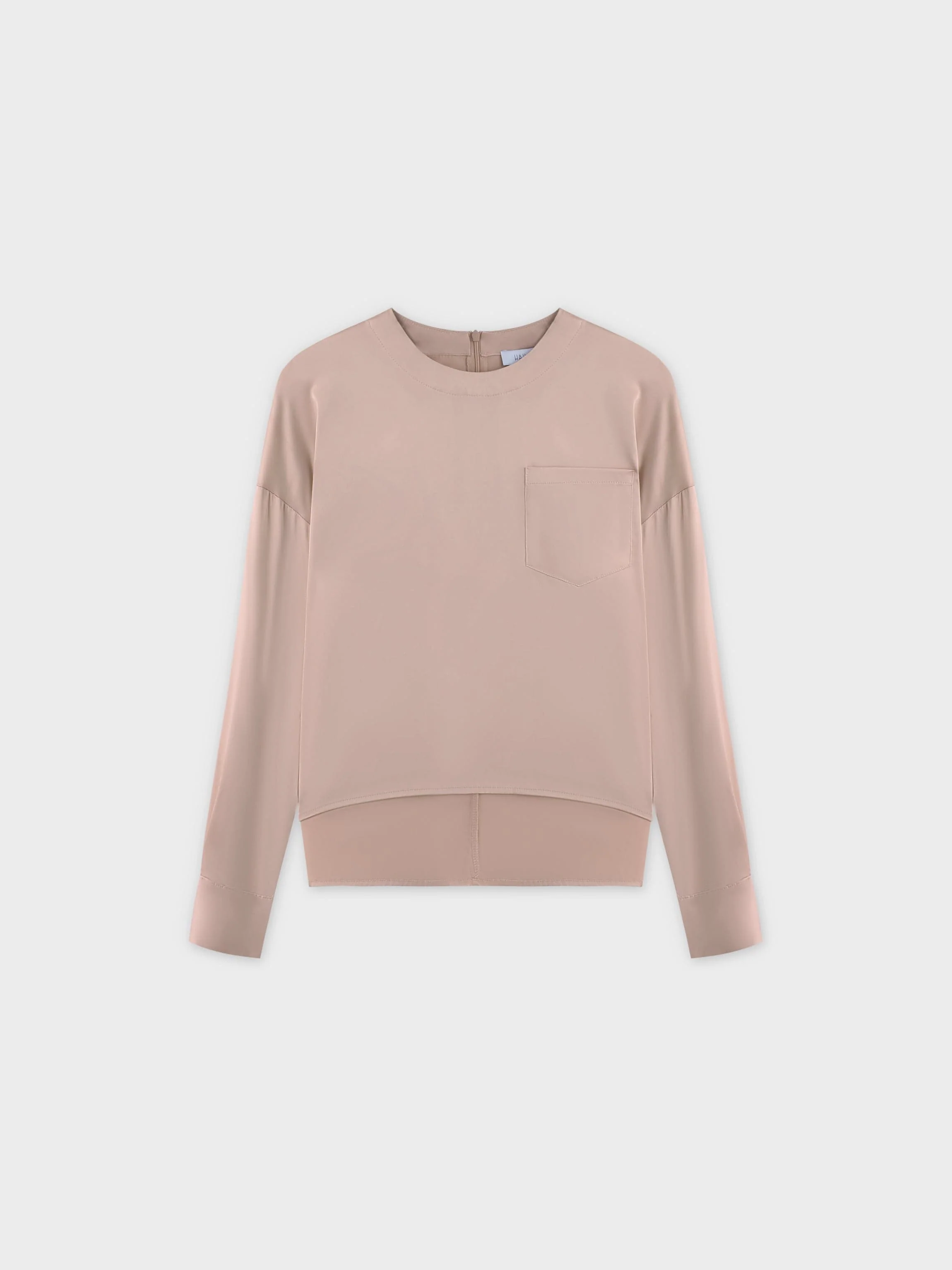 Satin Top-Blush