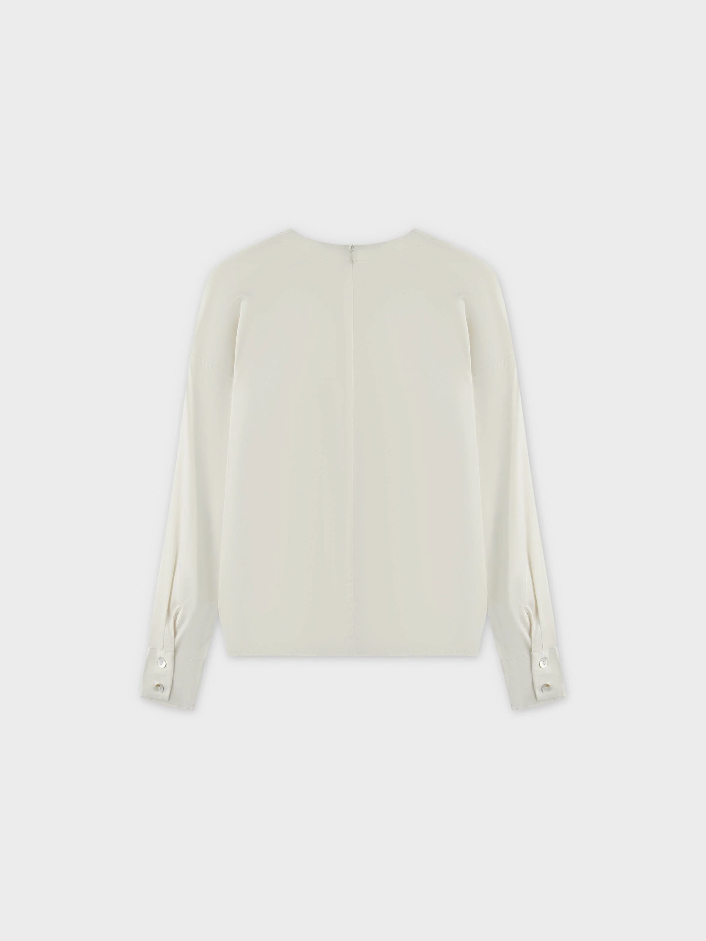 Satin Top-Ivory