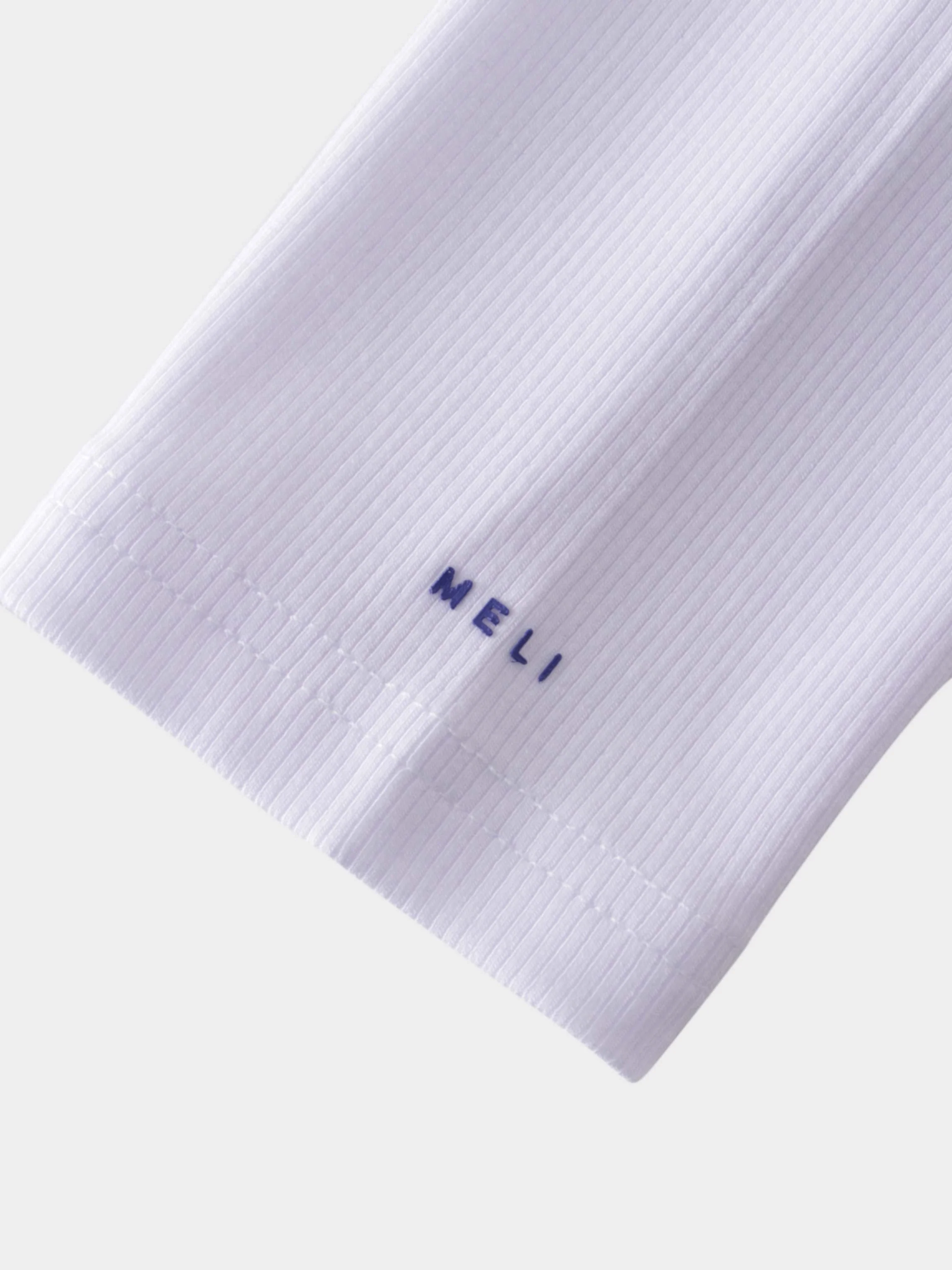 CREW RIBBED DOLMAN-WHITE