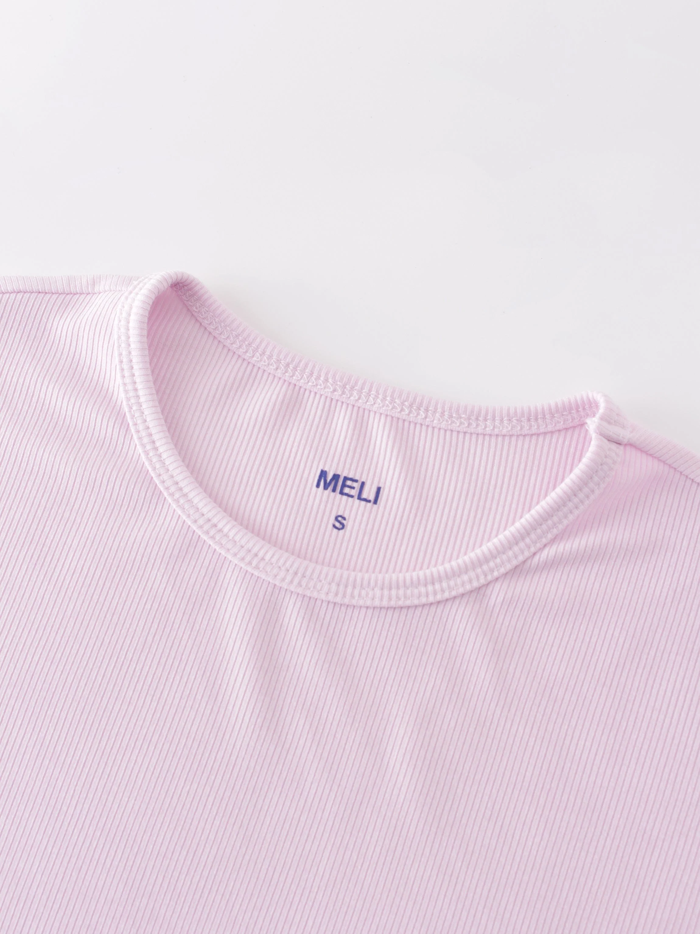 Crew Ribbed Dolman-Lavender
