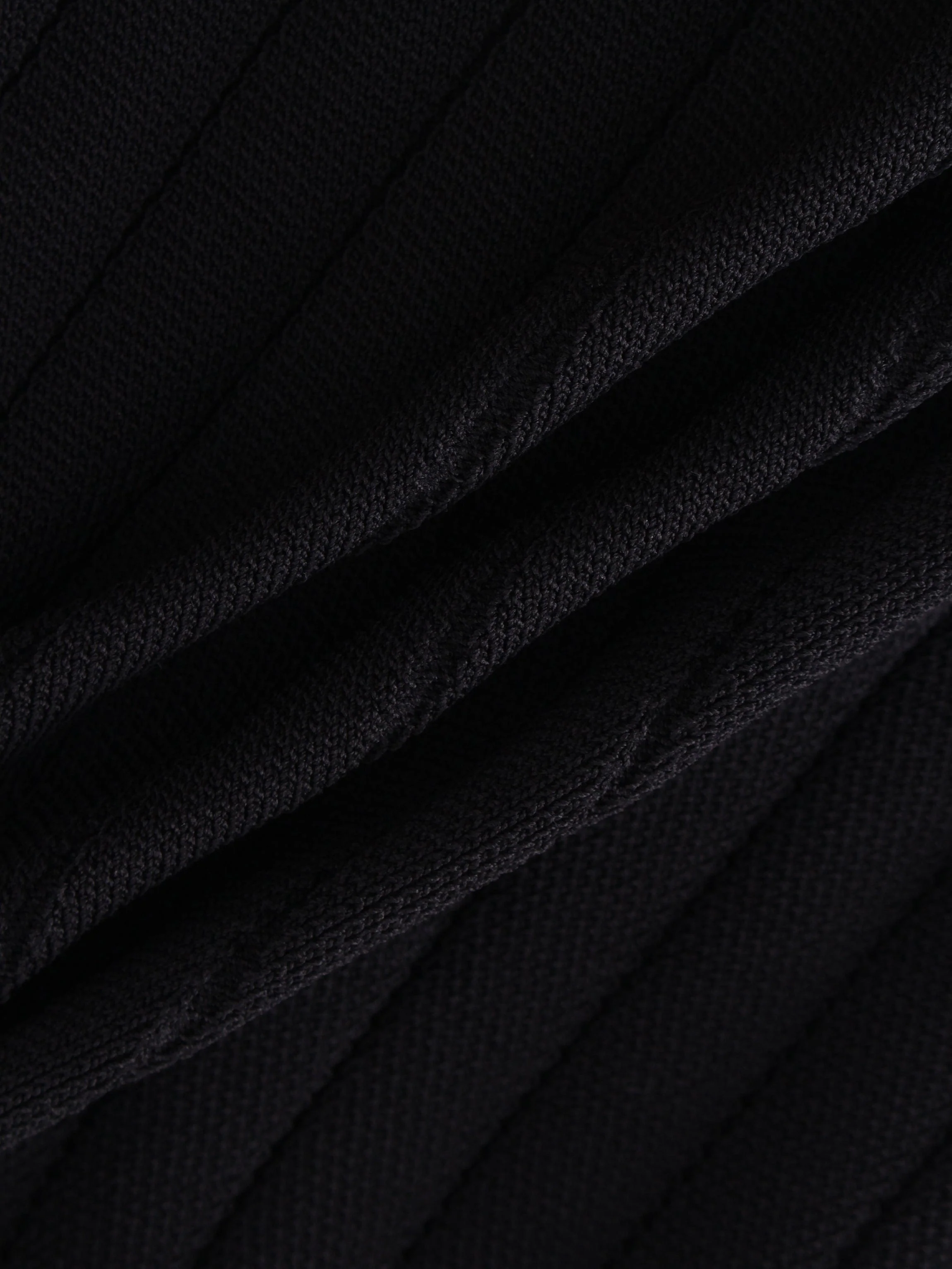 Silky Knit Cropped Cardigan-Black