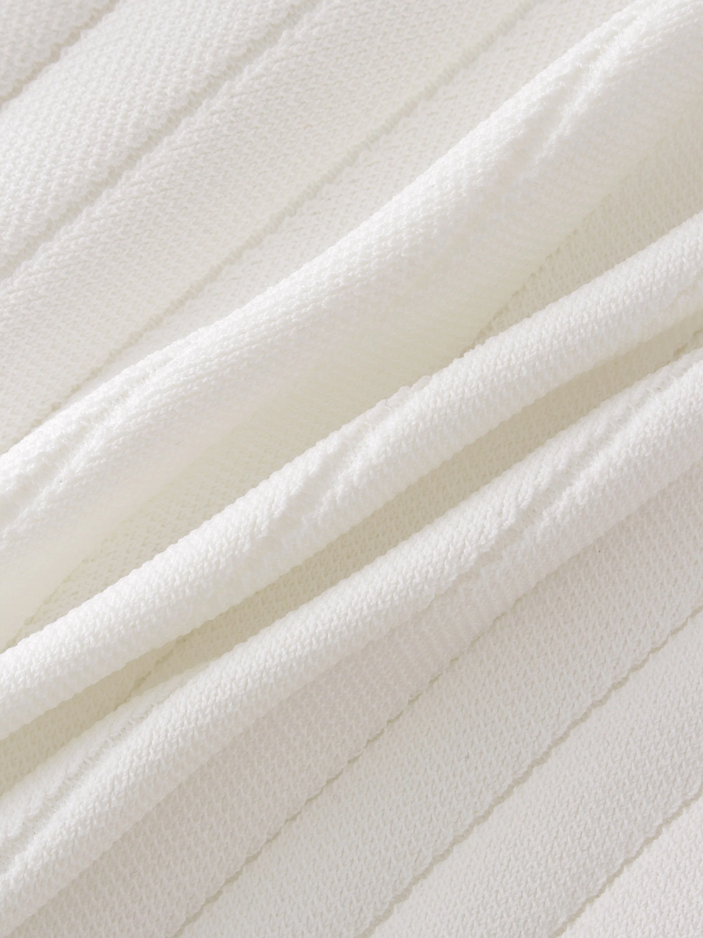 Silky Knit Cropped Cardigan-Ivory
