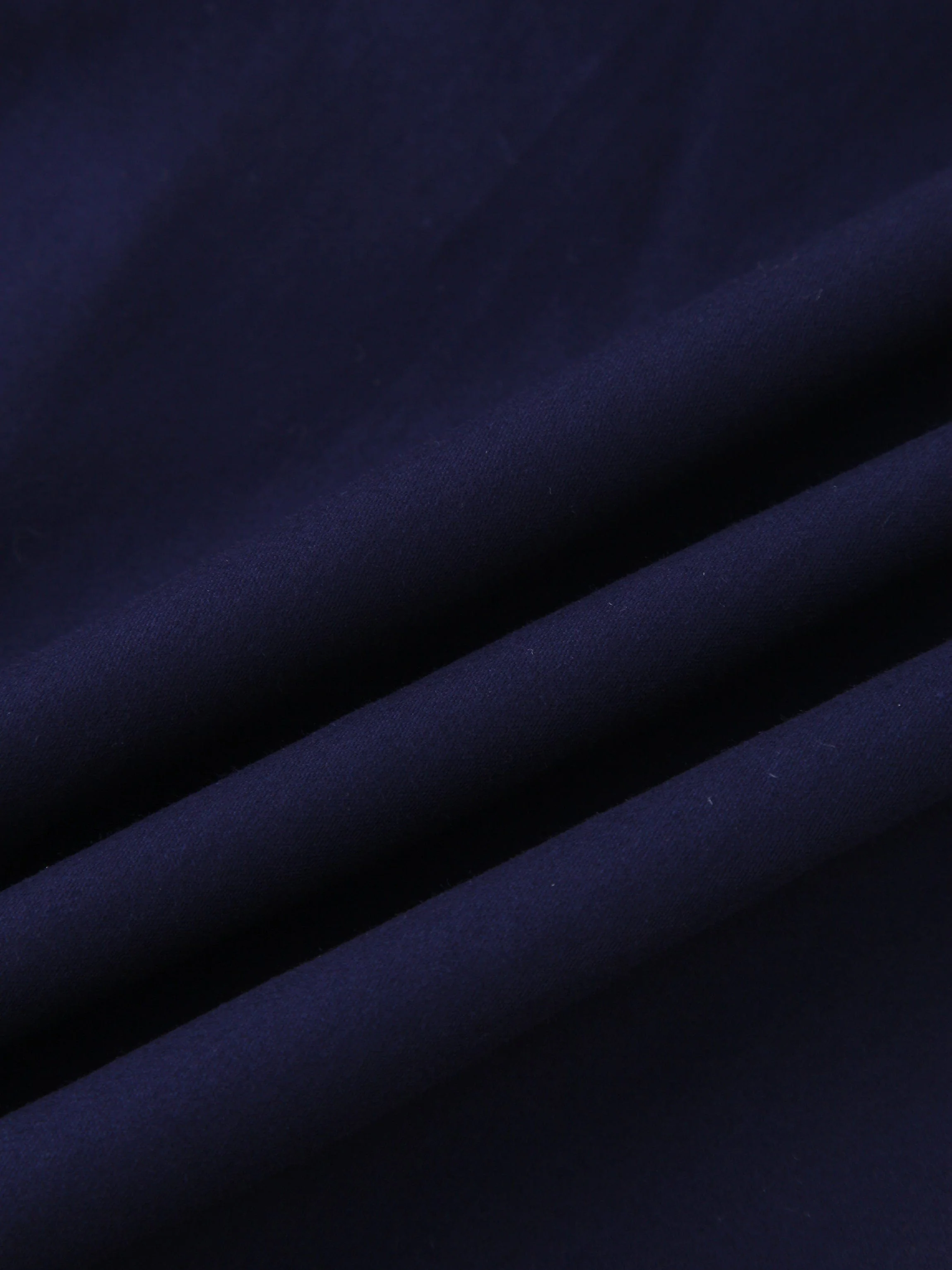 Gathered Top Blouse-Navy