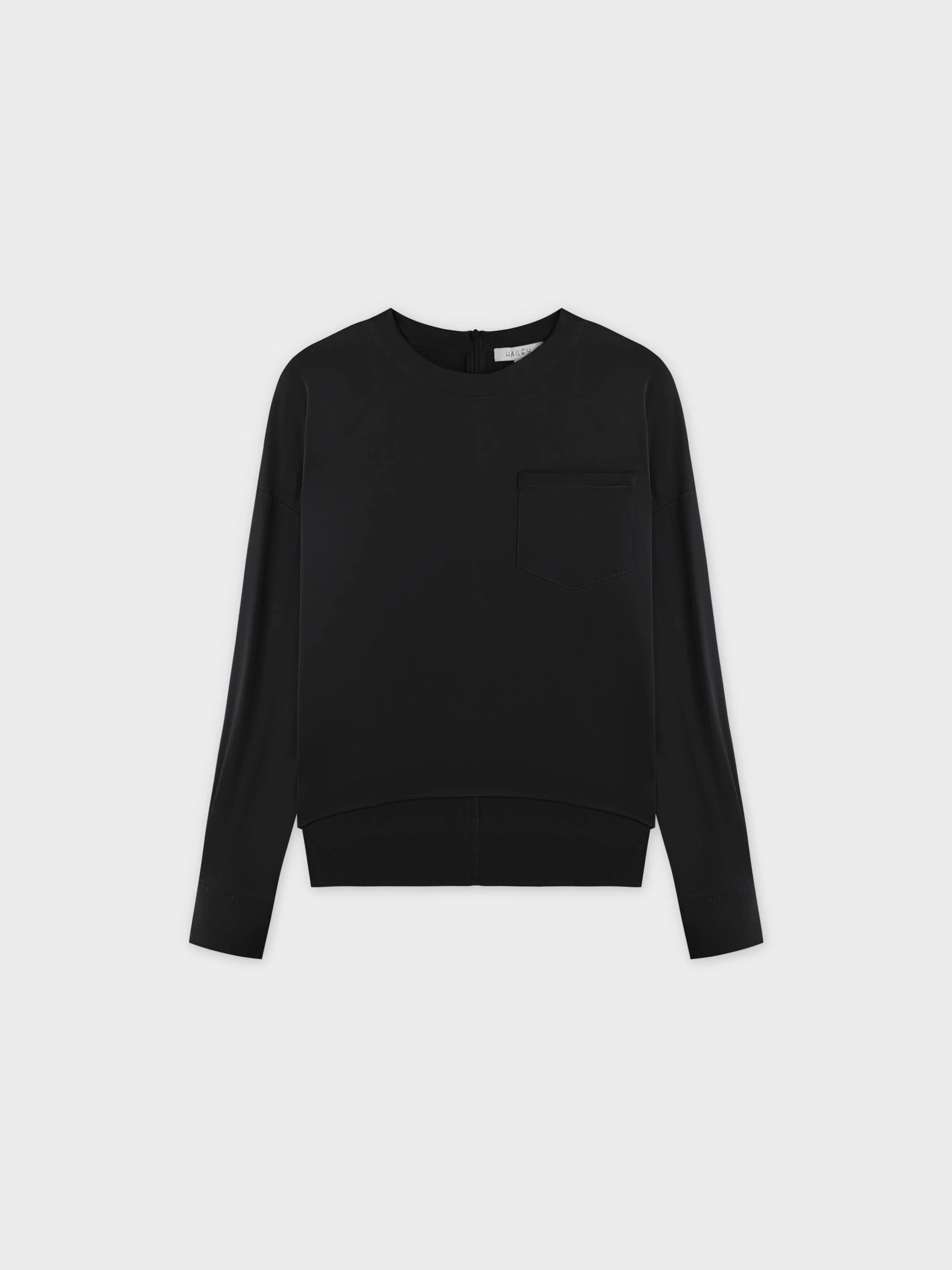 Satin Top-Black