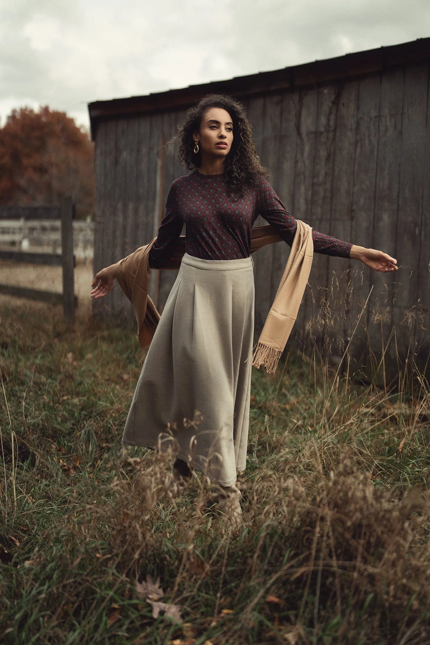 Sadie Skirt-Ivory