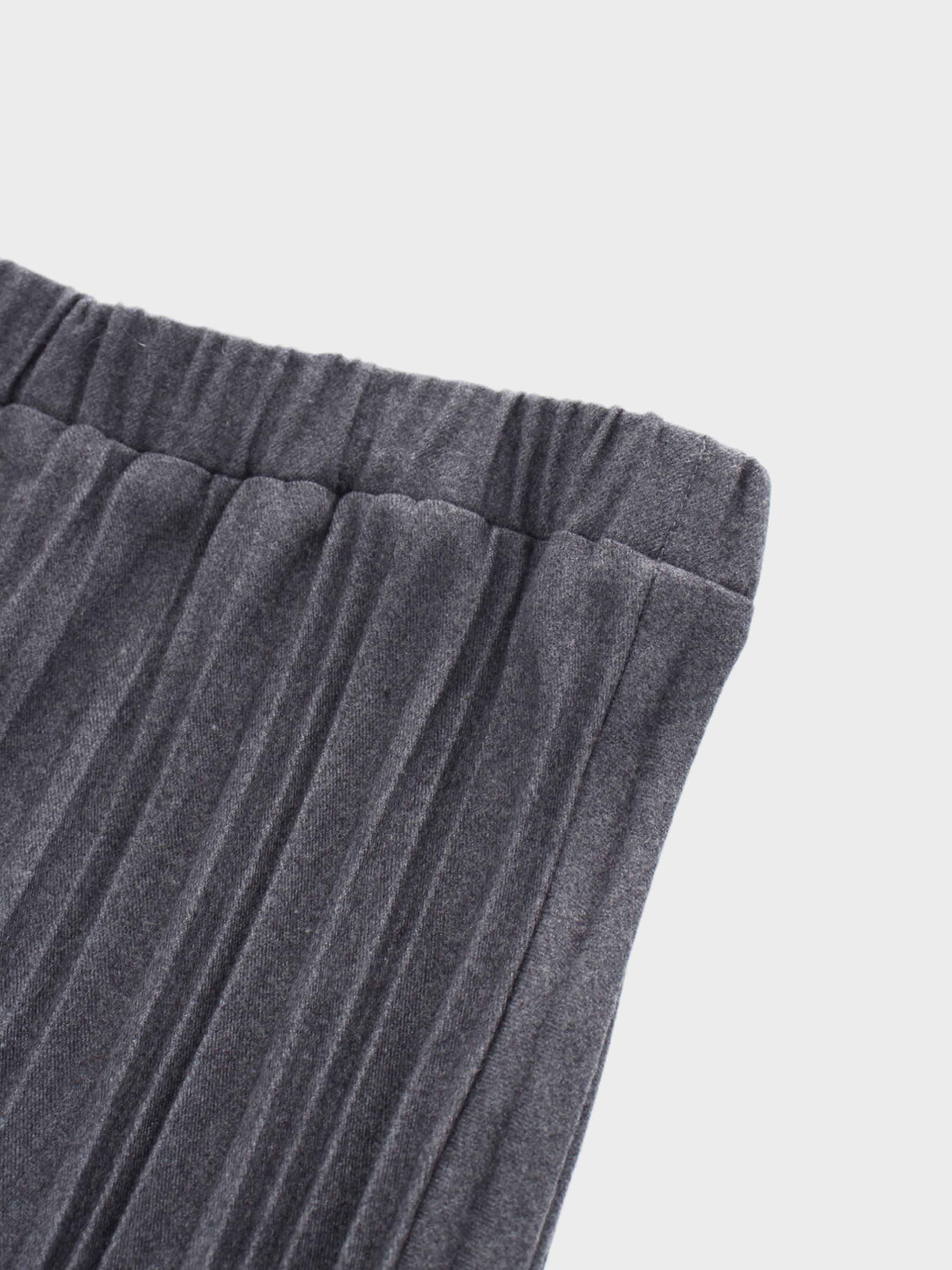 Wool Blend Pleated Skirt 25.5