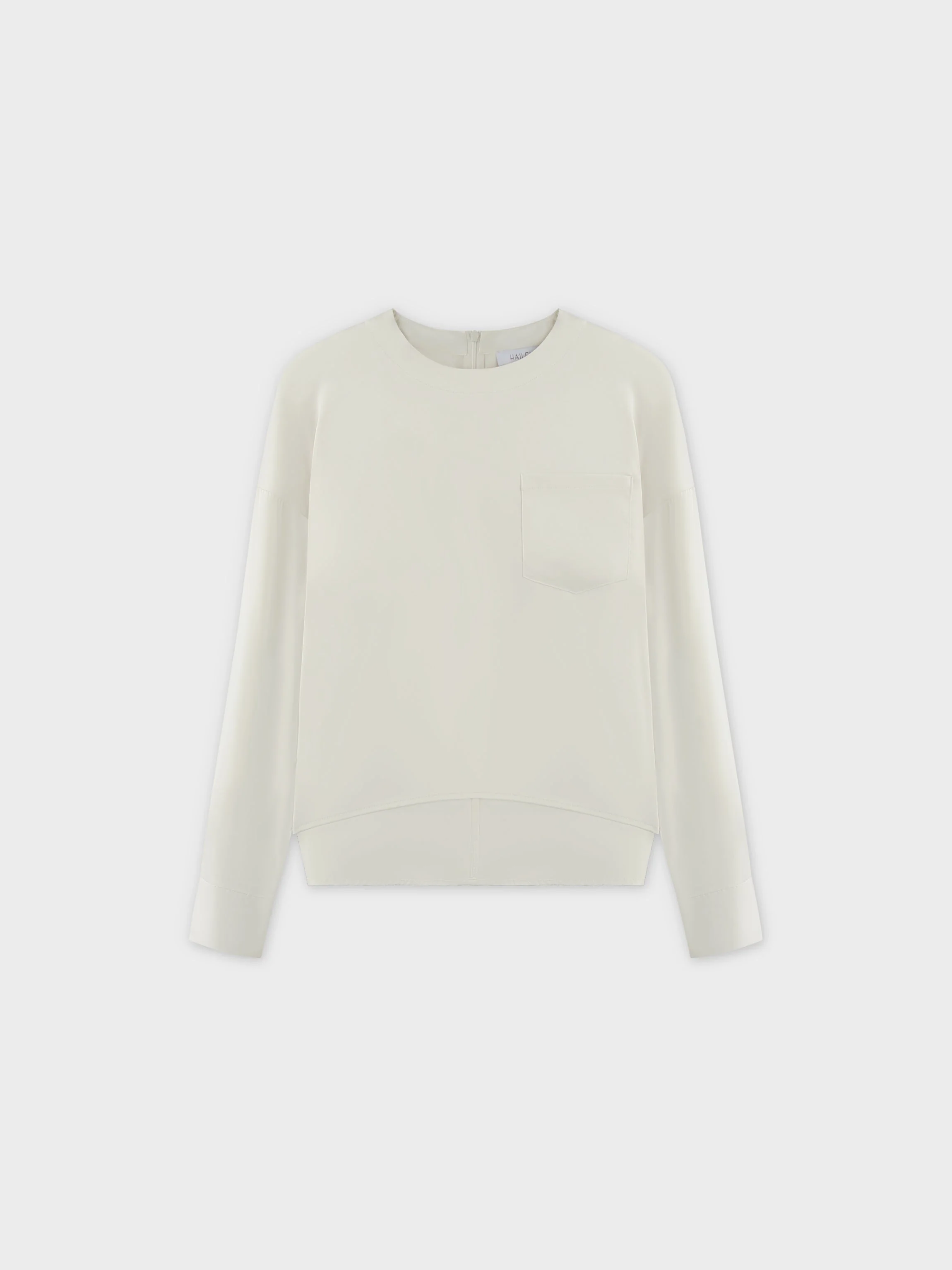 Satin Top-Ivory