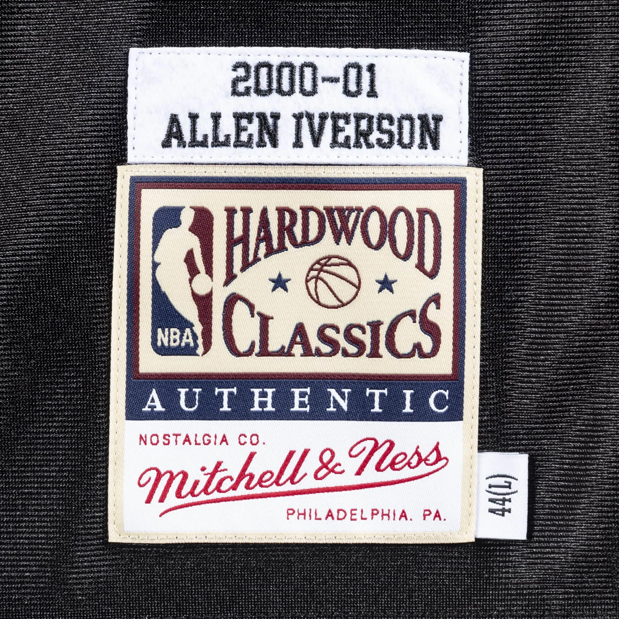 Mitchell & Ness x NBA Philadelphia 76ers 2000-01 Road Finals Jerseys 'Allen Iverson 3' AJY4GS18104-P76BLCK00AIV - PersonalJerseys