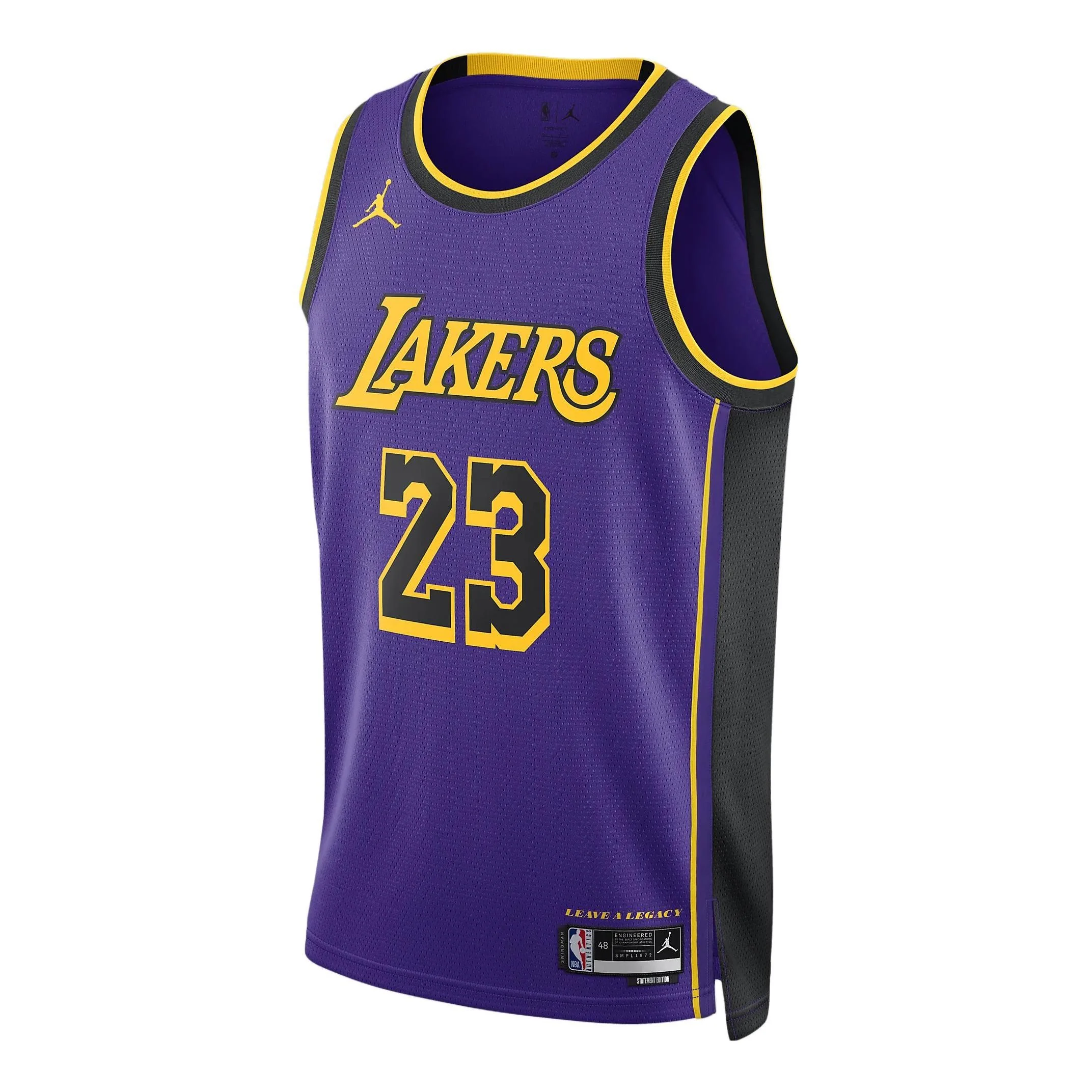 Air Jordan x NBA Los Angeles Lakers Statement Edition Swingman Jersey 'LeBron James' DO9530-508 - PersonalJerseys