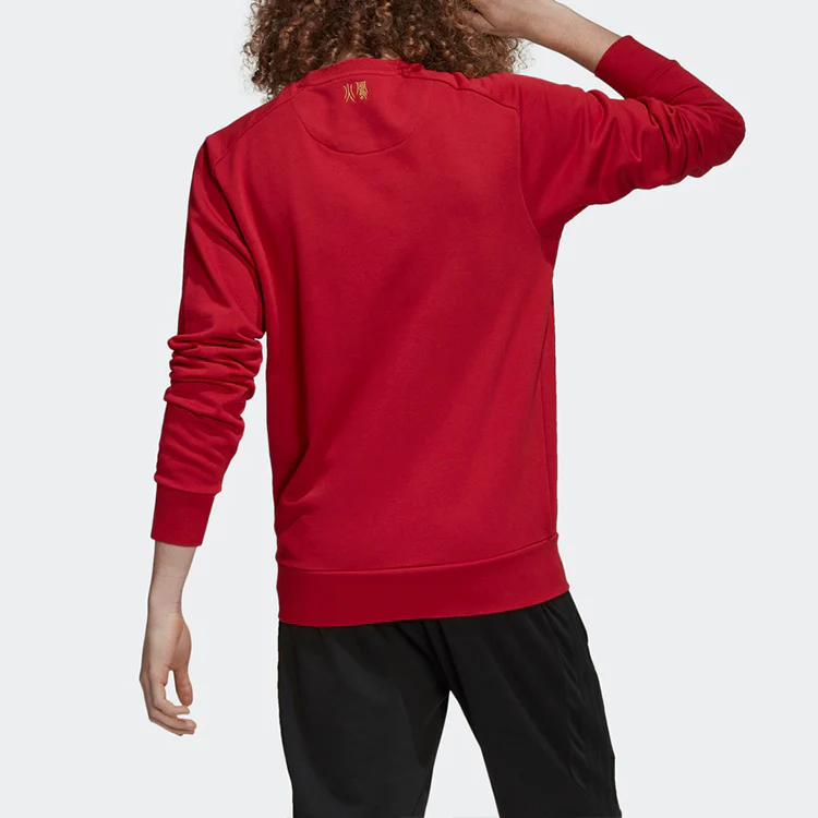 adidas Arsenal Soccer/Football Casual Sports Round Neck Pullover Red GH0030 - PersonalJerseys