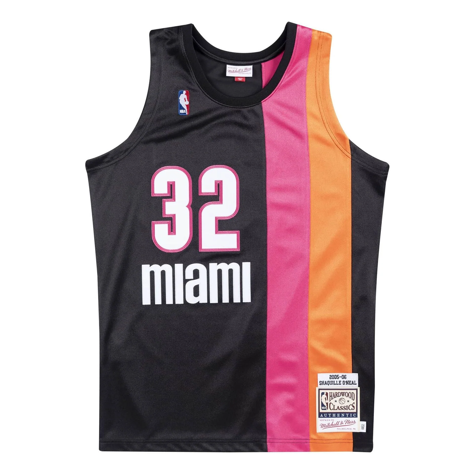Mitchell & Ness x NBA Miami Heat 2005-06 Jerseys 'Shaquille O'Neal 32' AJY4EL18033-MHEBLCK05SON - PersonalJerseys