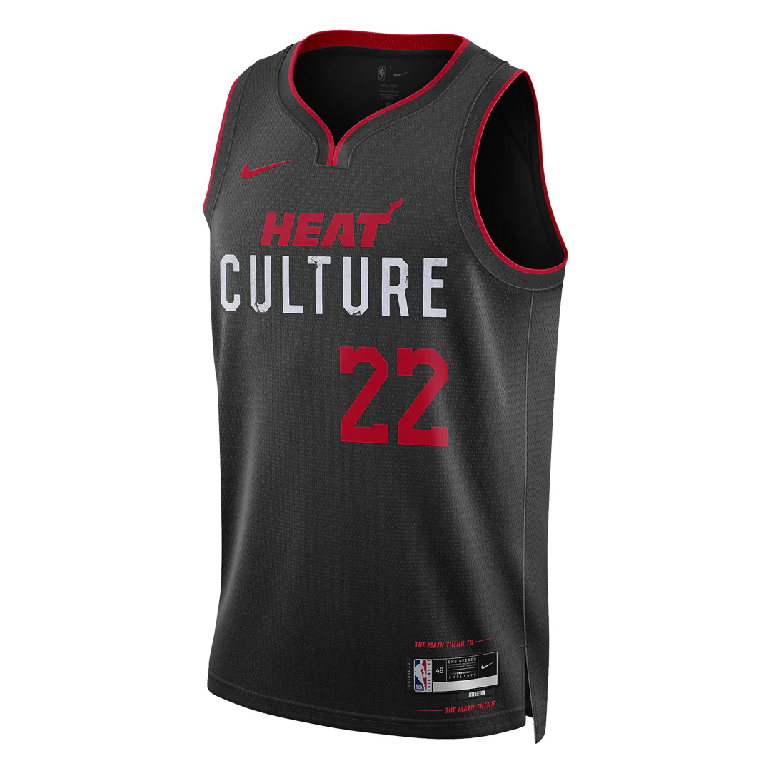 Nike Dri-FIT NBA Swingman Jersey 2023/24 City Edition 'Miami Heat Jimmy Butler' DX8508-011 - PersonalJerseys