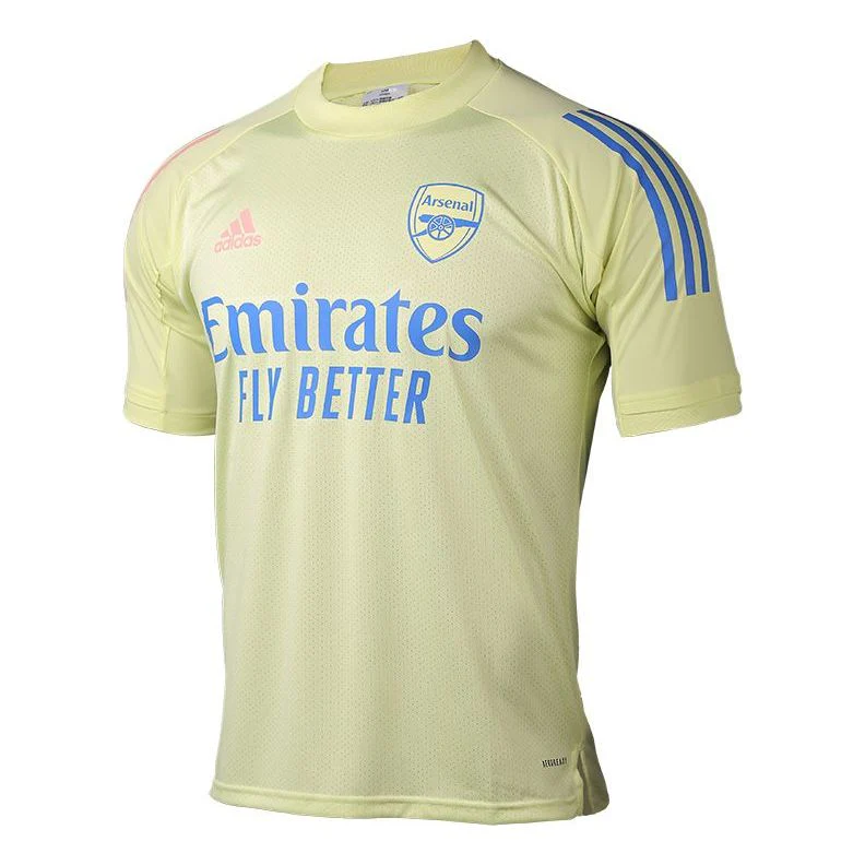 adidas Arsenal Training Jersey Soccer/Football Short Sleeve Yellow FQ6189 - PersonalJerseys