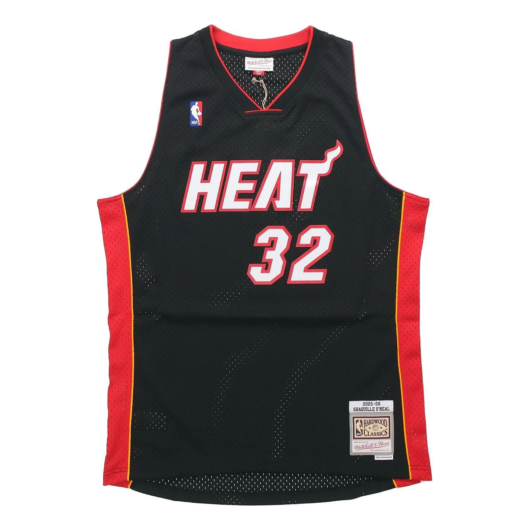 Mitchell & Ness x NBA Miami Heat Road 2005-06 Swingman Jersey 'Shaquille O'Neal 32' SMJYAC18017-MHEBLCK05SON - PersonalJerseys