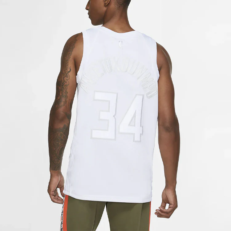 Nike NBA SW20 Milwaukee Bucks MVP 34 ANTETOKOUNMPO G Swingman Jersey White CT4209-100 - PersonalJerseys