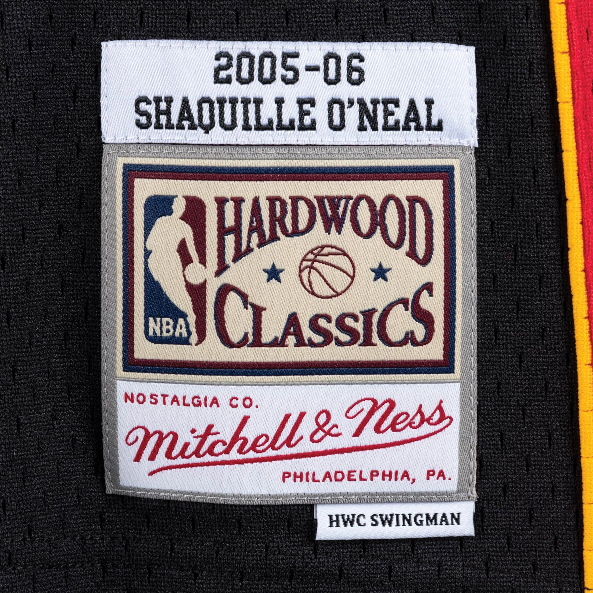 Mitchell & Ness x NBA Miami Heat Road 2005-06 Swingman Jersey 'Shaquille O'Neal 32' SMJYAC18017-MHEBLCK05SON - PersonalJerseys