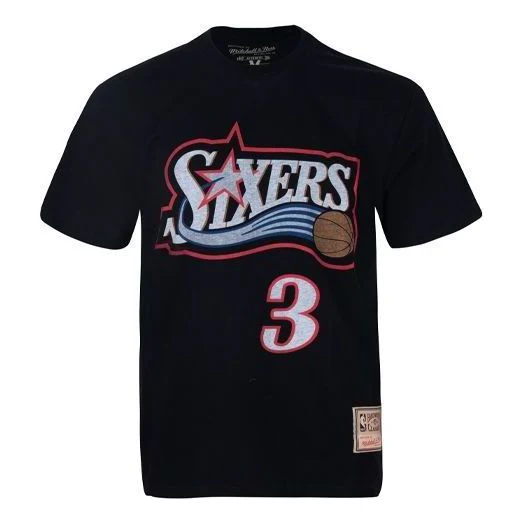 Mitchell & Ness x NBA Philadelphia 76ers T-shirt 'Allen Iverson 3' MNAI0163 - PersonalJerseys