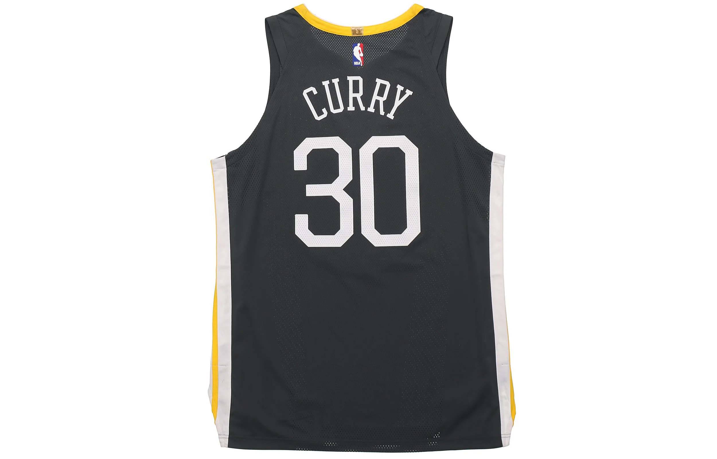 Nike Golden State Warriors Statement Edition Stephen Curry 30 AU Jersey GSW 'Black Yellow' 863152-060 - PersonalJerseys