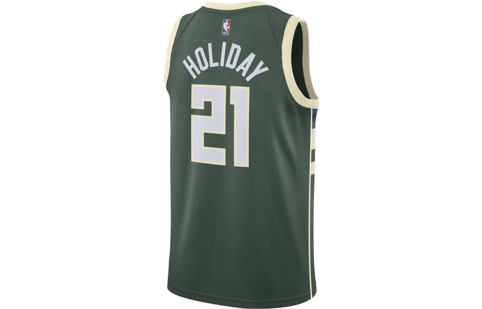 Nike Dri-FIT NBA Milwaukee Bucks Jrue Holiday Icon Edition 2022/23 Swingman Jersey DN2012-326 - PersonalJerseys