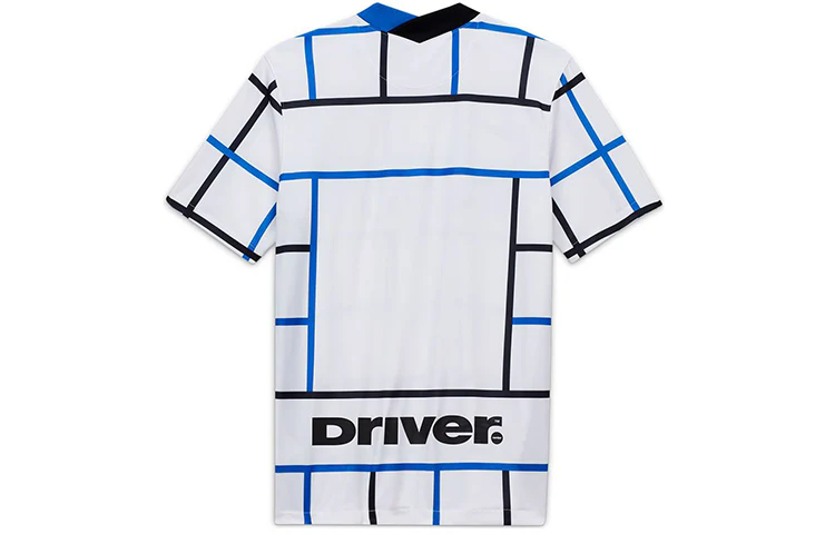 Nike Inter Milan Away Fan Edition 2020/21 Season Plaid Soccer/Football Jersey White CD4239-101 - PersonalJerseys