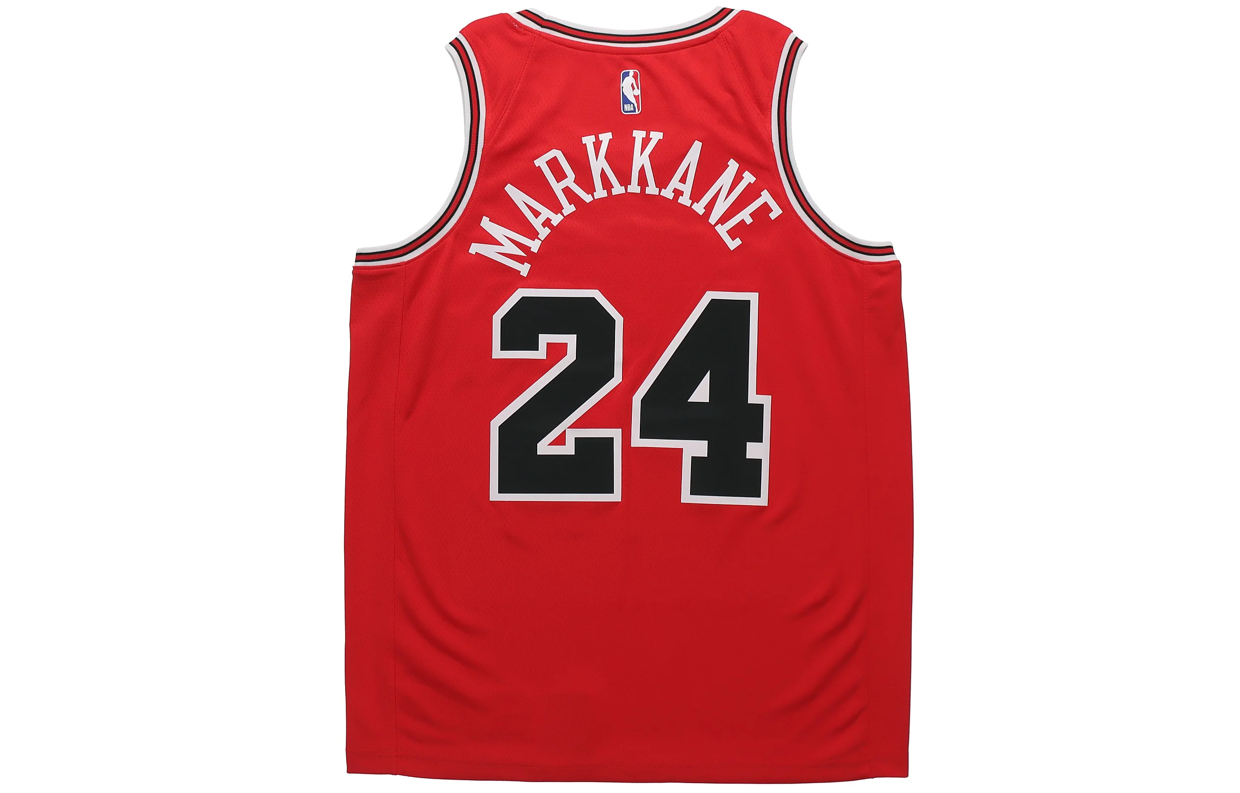 Nike NBA Basketball Jersey SW Fan Edition Chicago Bulls Markkanen 24 Red 864465-664 - PersonalJerseys