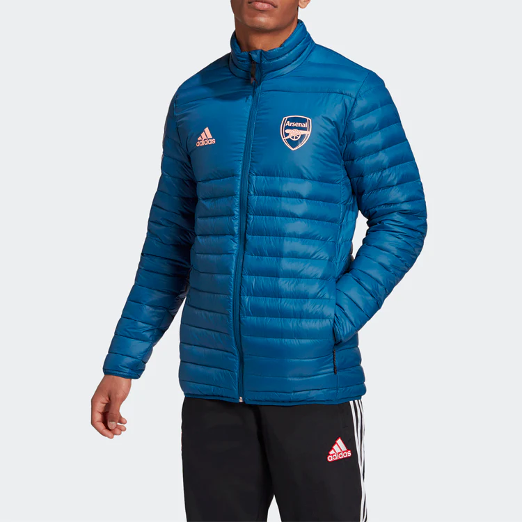 adidas Arsenal Soccer/Football Sports Down Jacket Navy Blue FQ6911 - PersonalJerseys