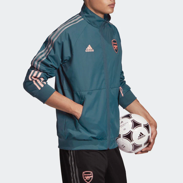 adidas Arsenal Soccer/Football Sports Jacket Green FQ6916 - PersonalJerseys