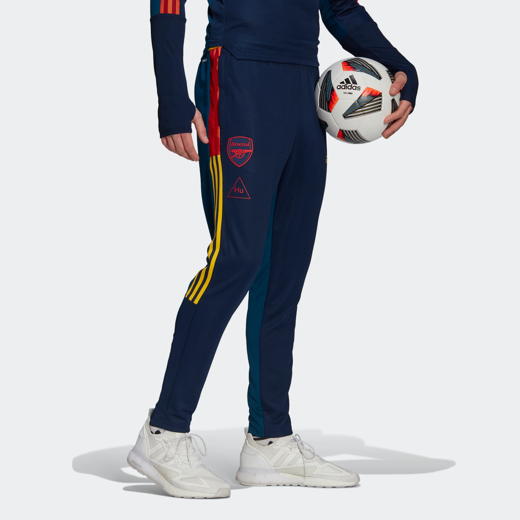 adidas x Crossover Afc Hu Tr Pnt Arsenal Soccer/Football Colorblock Sports Long Pants Blue GK7836 - PersonalJerseys