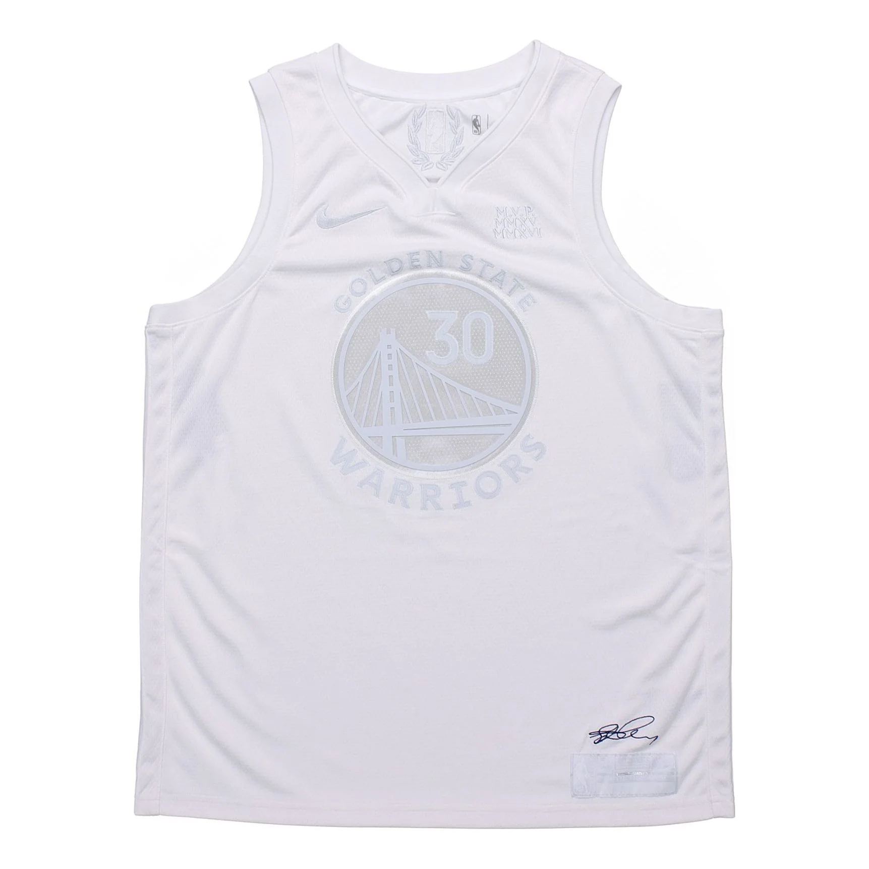 Nike NBA Jersey Stephen Curry Warriors MVP Golden State Warriors Basketball White CT4203-100 - PersonalJerseys