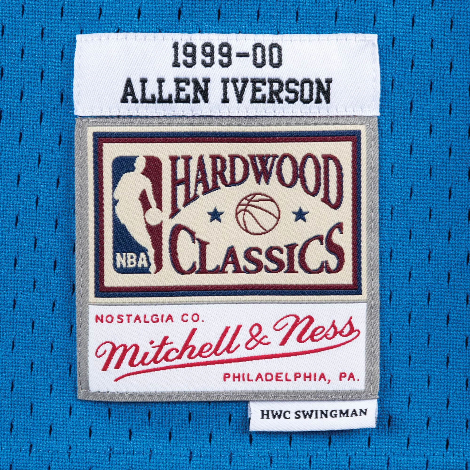 Mitchell & Ness x NBA Philadelphia 76ers 1999-2000 Swingman Jersey 'Allen Iverson 3' SMJYAC18016-P76ROYA99AIV - PersonalJerseys