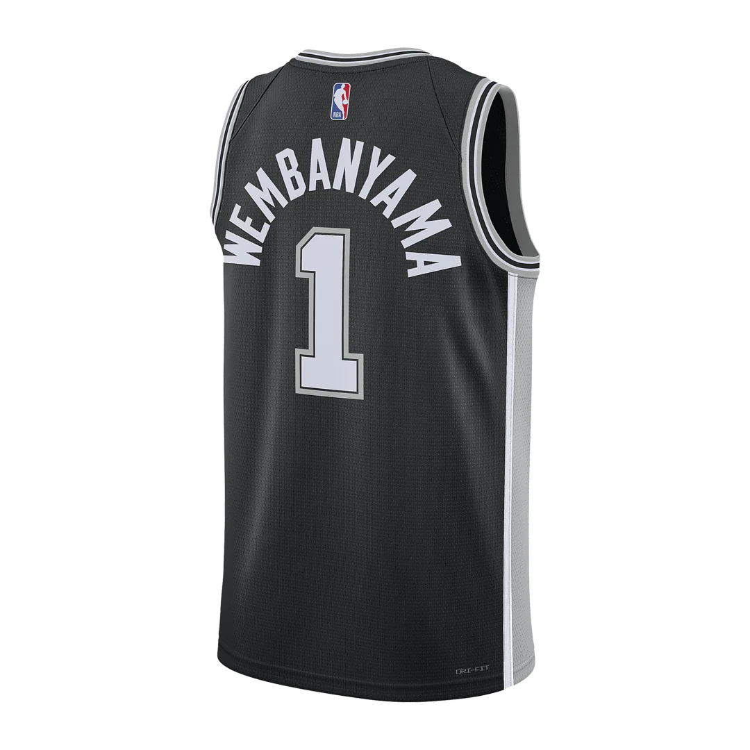 Nike Dri-FIT NBA Swingman Jersey Icon Edition 2023/24 'San Antonio Spurs Victor Wembanyama' DN2022-015 - PersonalJerseys