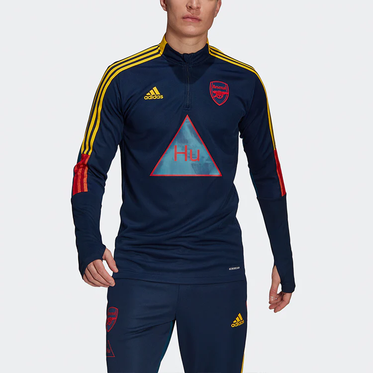 adidas x Crossover Afc Hu Tr Top Arsenal Soccer/Football Half Zipper Sports Blue GK7837 - PersonalJerseys