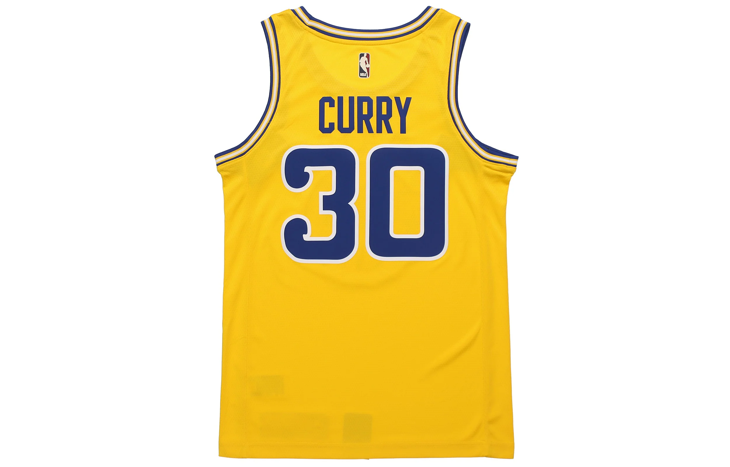 Nike Classic Edition Swingman Connected Jersey NBA golden state warriors stephen curry Yellow AJ3878-728 - PersonalJerseys