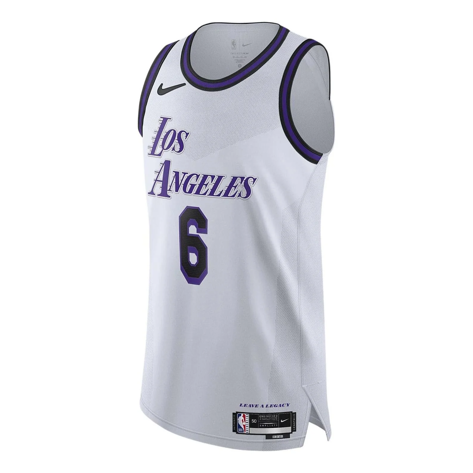Nike Dri-FIT ADV NBA Los Angeles Lakers Lebron James City Edition 2022/23 Authentic Jersey DQ0198-101 - PersonalJerseys