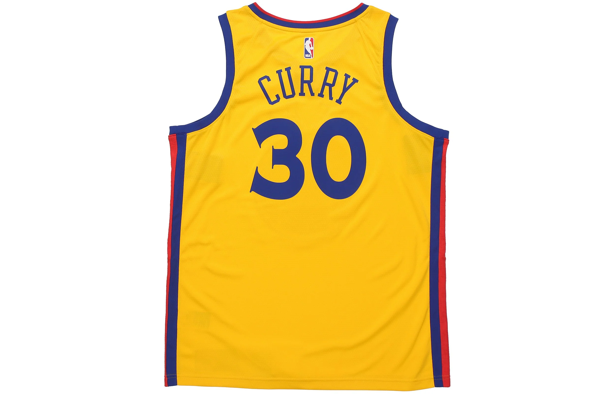 Nike NBA 30 golden state warriors stephen curry Jersey Yellow 912101-728 - PersonalJerseys
