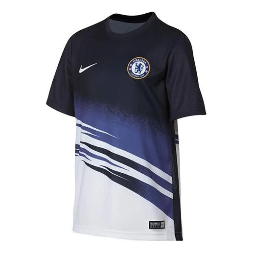 Nike Chelsea FC Quick Dry Round Neck Short Sleeve Training 'Navy' AO7533-101 - PersonalJerseys