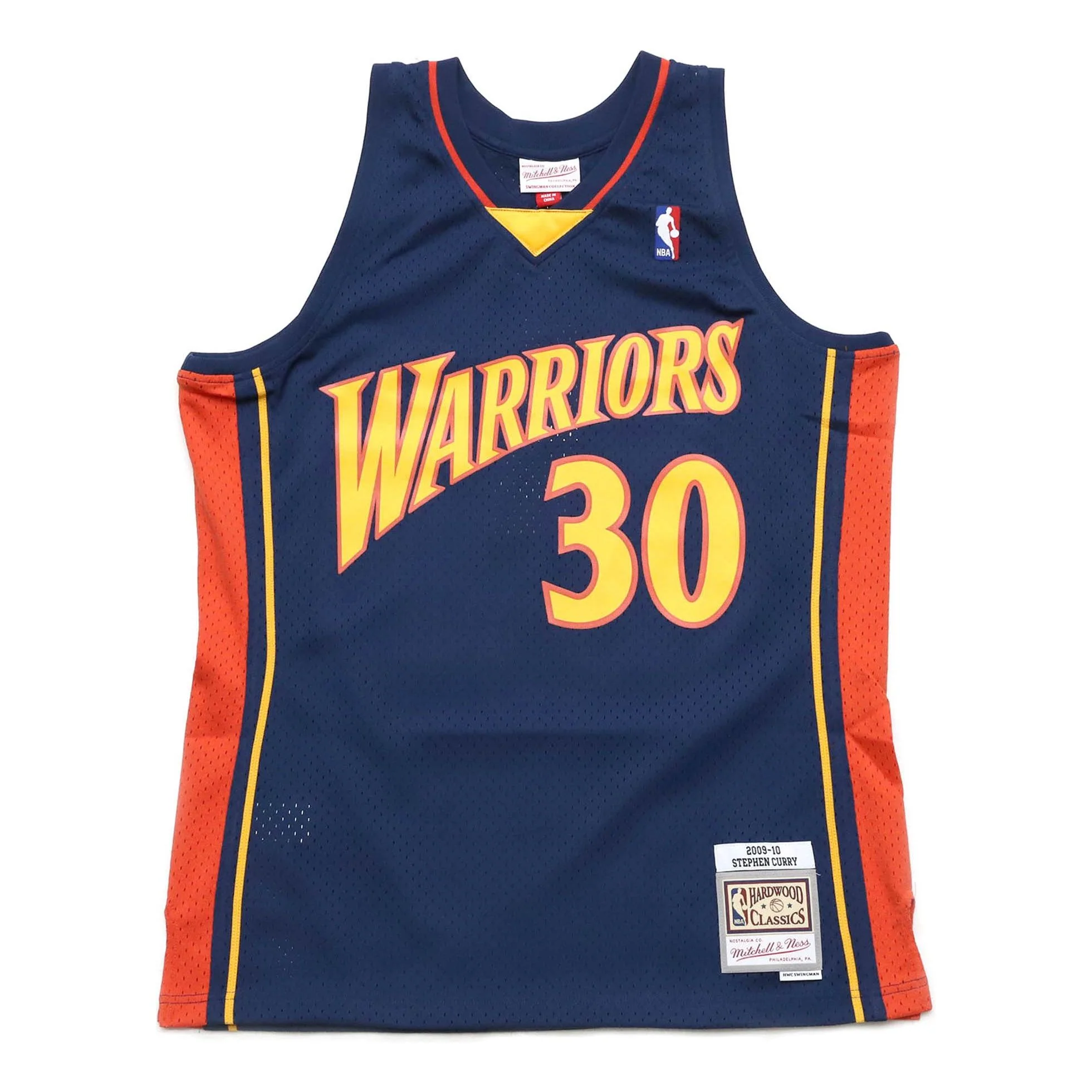Mitchell & Ness NBA Golden State Warriors Swingman Jersey 'Stephen Curry Road 2009-10' 353J-310-FGYSCU - PersonalJerseys