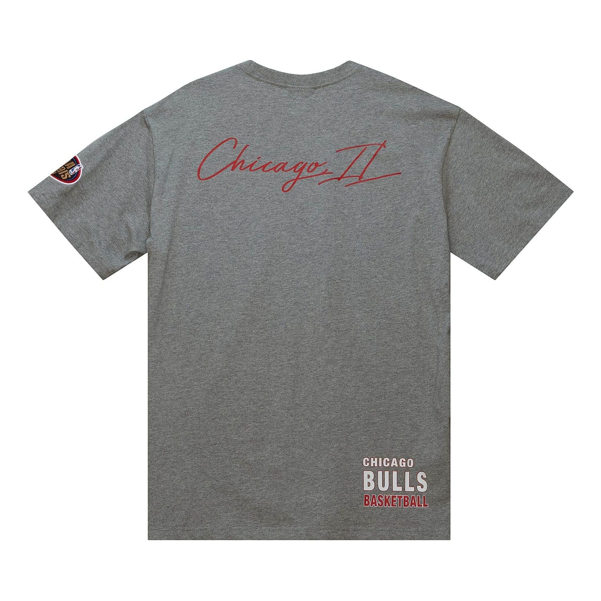 Mitchell & Ness x NBA City Collection T-shirt 'Chicago Bulls' TCRW4989-CBUYYPPPGYHT - PersonalJerseys