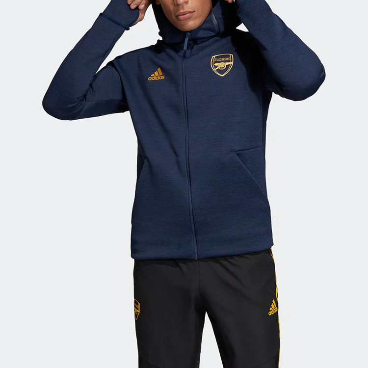 adidas AFC ZNE HD 3.0 Arsenal Soccer/Football Hooded Jacket Navy Blue EH5612 - PersonalJerseys