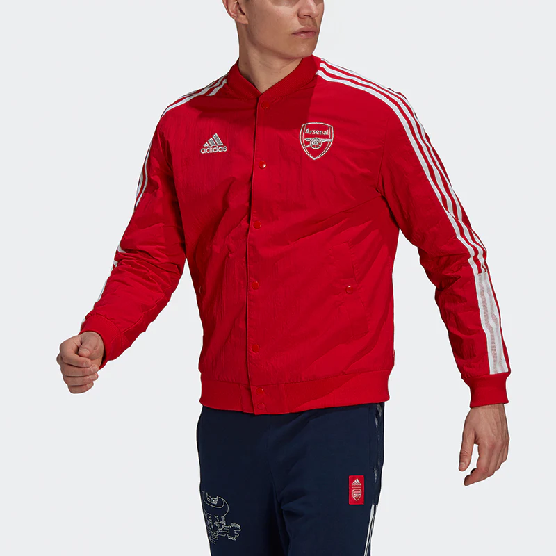 adidas Afc Cny Bomber Series Arsenal Soccer/Football Sports Jacket Red GU6959 - PersonalJerseys