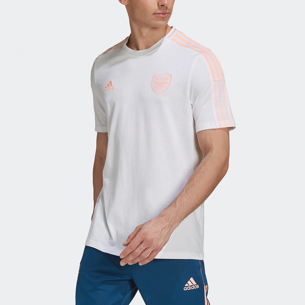 adidas Afc Tee Arsenal Soccer/Football Sports Short Sleeve White GK9397 - PersonalJerseys