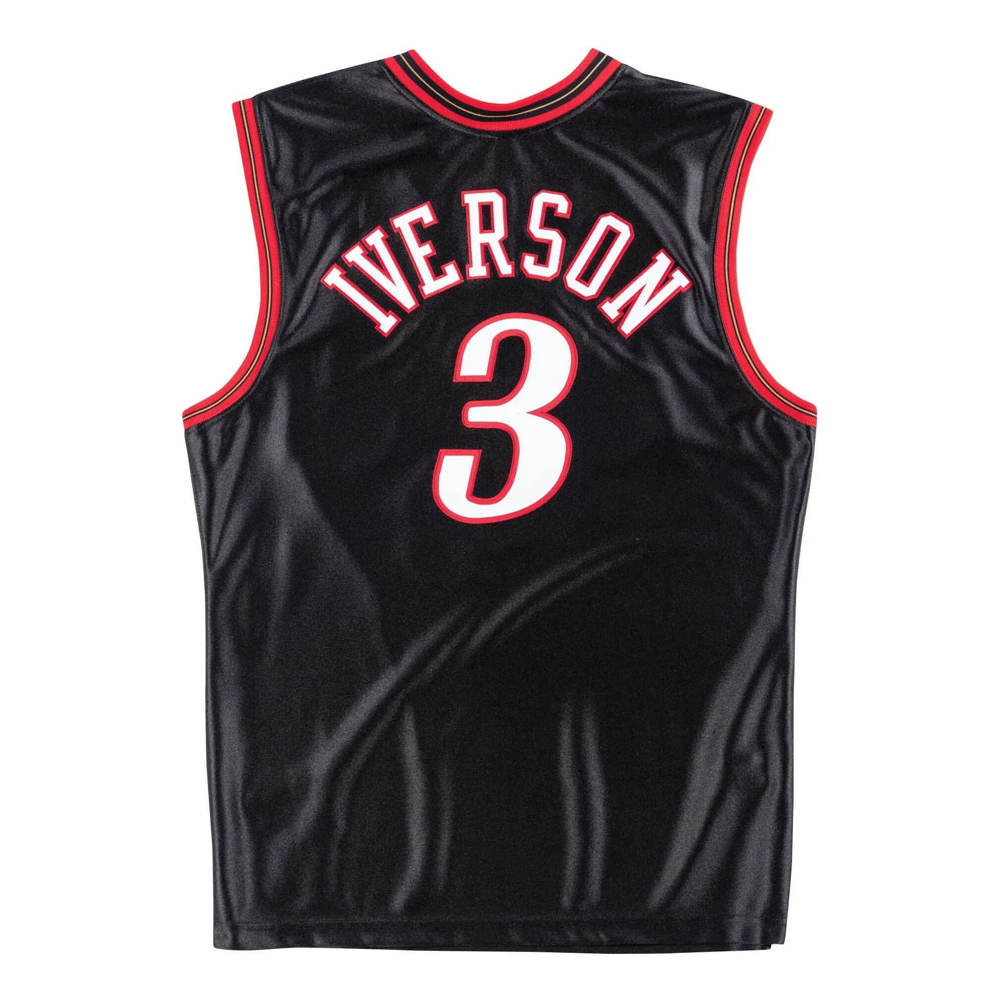 Mitchell & Ness x NBA Philadelphia 76ers 2000-01 Road Finals Jerseys 'Allen Iverson 3' AJY4GS18104-P76BLCK00AIV - PersonalJerseys