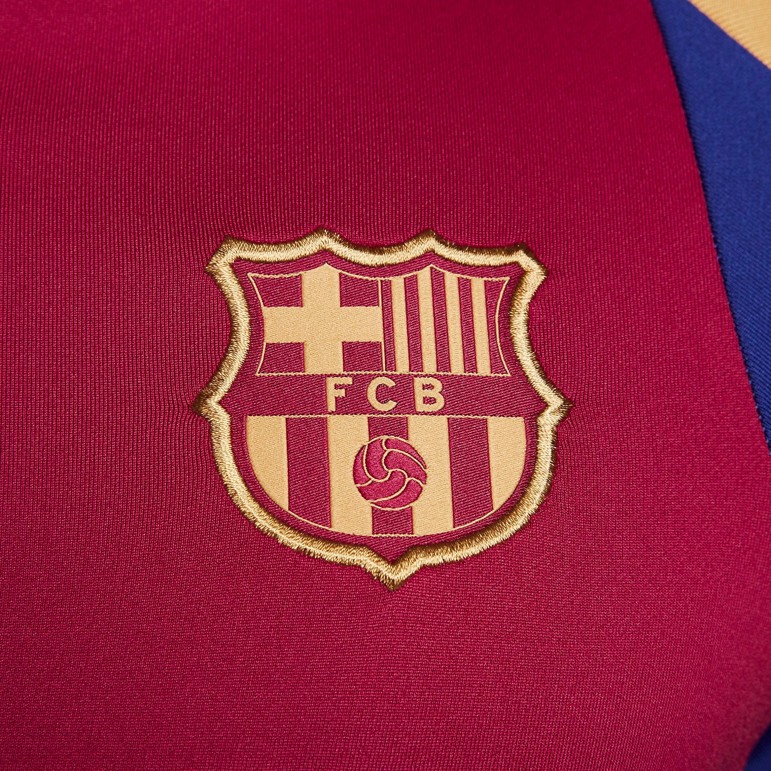 Nike FC Barcelona Strike Dri-FIT Football Drill Top 'Red Deep Royal Blue' FJ5531-621 - PersonalJerseys