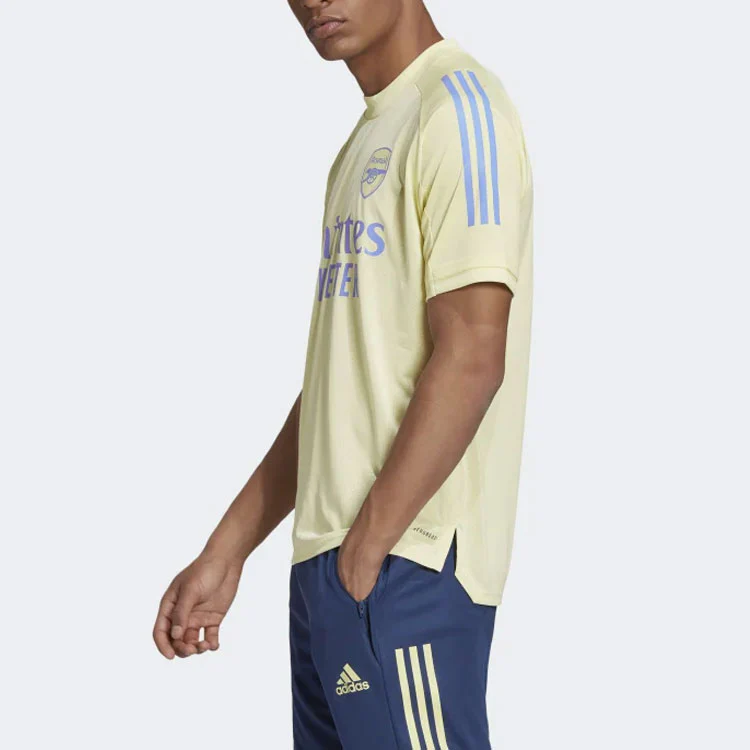 adidas Arsenal Training Jersey Soccer/Football Short Sleeve Yellow FQ6189 - PersonalJerseys