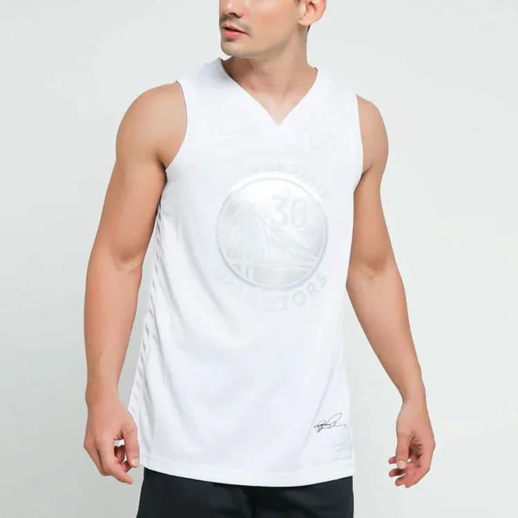 Nike NBA Jersey Stephen Curry Warriors MVP Golden State Warriors Basketball White CT4203-100 - PersonalJerseys