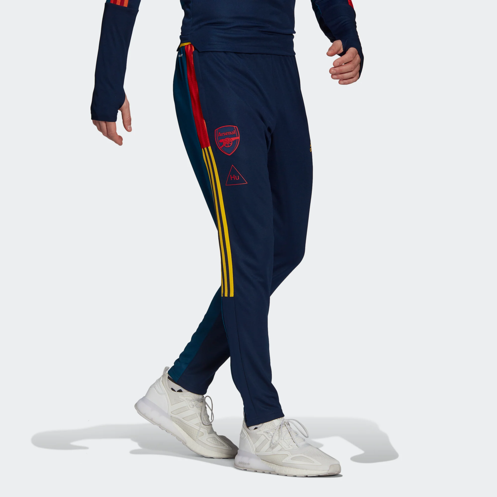 adidas x Crossover Afc Hu Tr Pnt Arsenal Soccer/Football Colorblock Sports Long Pants Blue GK7836 - PersonalJerseys