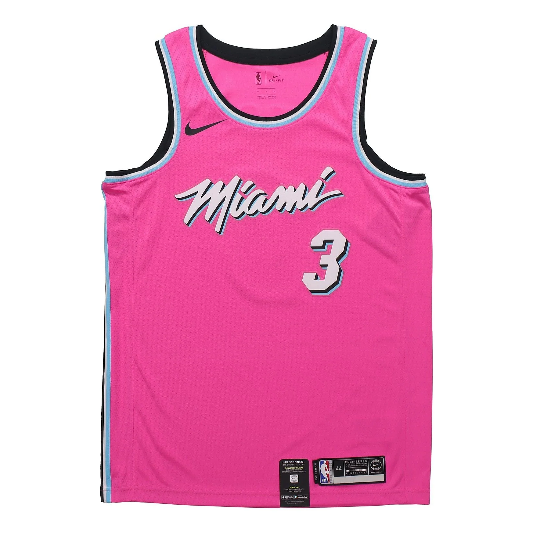 Nike NBA Dwyane Wade Miami Heat City Edition Swingman Jersey Pink BQ5639-687 - PersonalJerseys