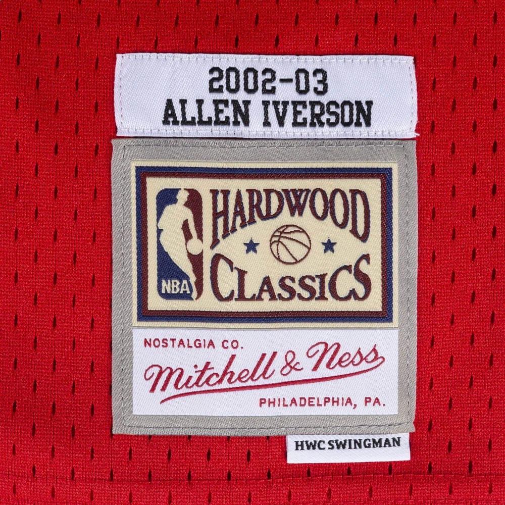 Mitchell & Ness x NBA Philadelphia 76ers2002-03 Swingman Jersey 'Allen Iverson' SMJYCP19066-P76RED102AIV - PersonalJerseys